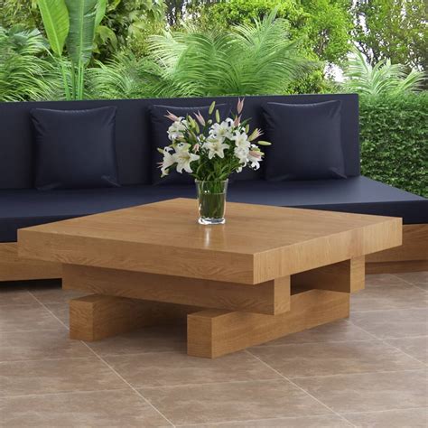 Good Prices Large Square Wood Coffee Tables